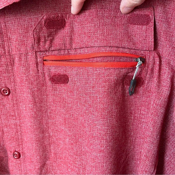 Columbia Omni Freeze Zero Titanium Vented Shirt Red XL or XXL Outdoor Cooling - Picture 3 of 12